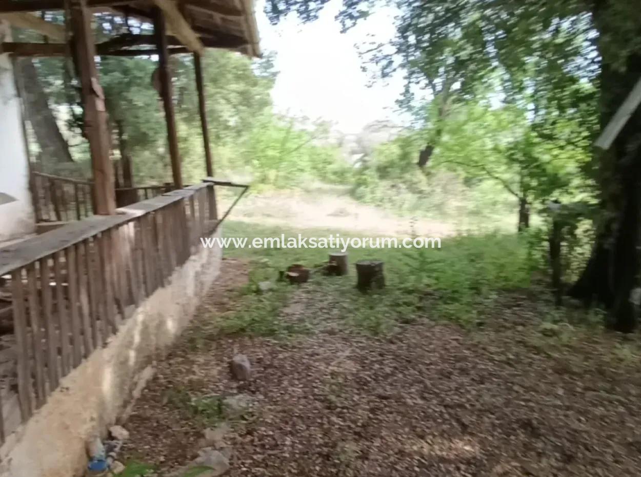 1228 M2 Land And Kargir House For Sale In Muğla Menteşe Yaraş, Village In Village.   