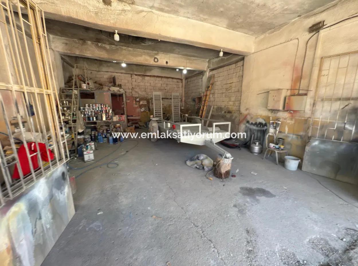 70M2 Industrial Shop For Sale In Ortaca Industrial Estate.