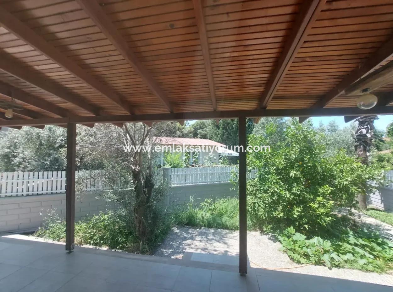 On A 500 M2 Detached Plot In Muğla Dalyan, 2 Furnished Apartments 220 M2 For Rent