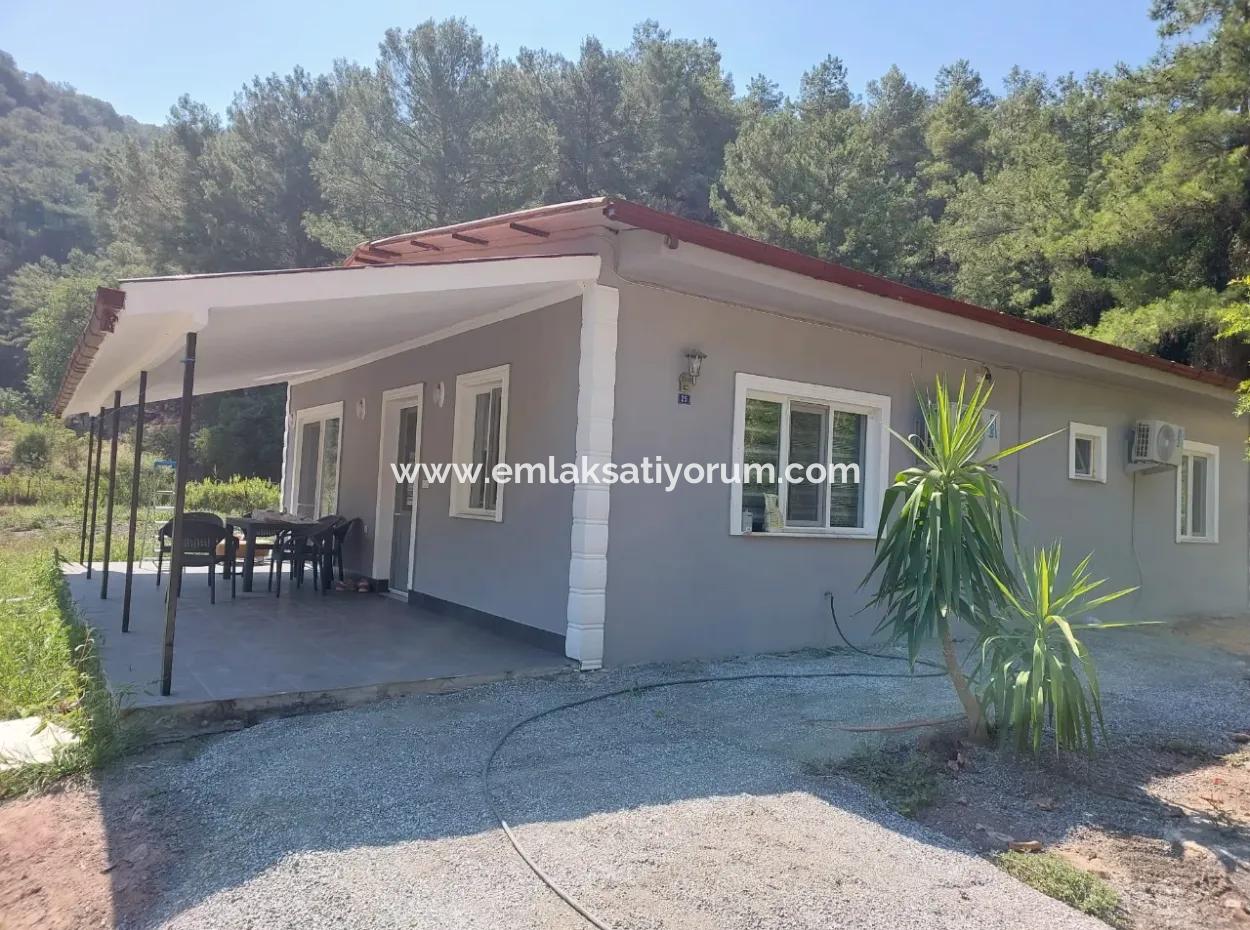 3 1 Detached Single Storey Furnished Rental House In 1.000 M² Plot Intertwined With Nature In Dalyan, Muğla