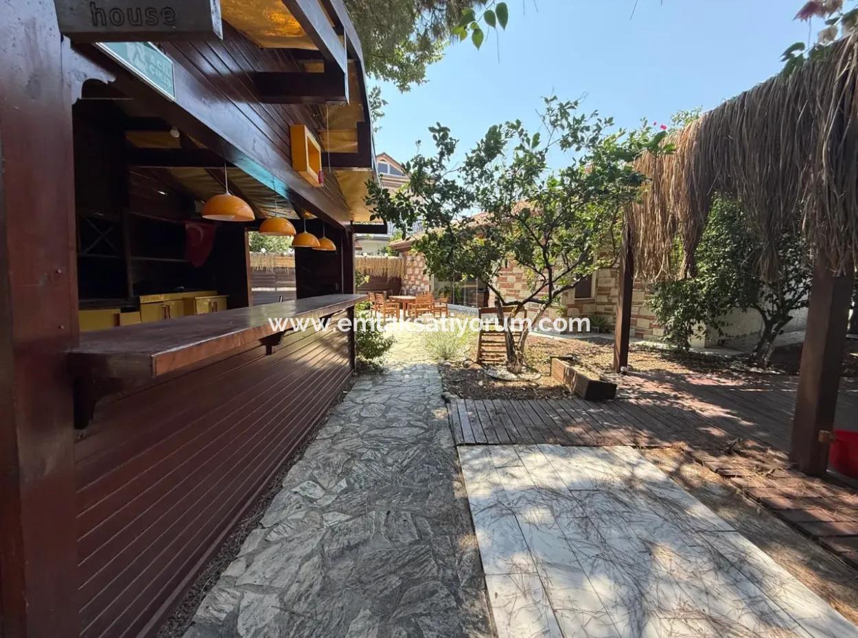 Detached House With Restaurant And 3 In 1 Pool For Rent In Ortaca Dalyan, Muğla