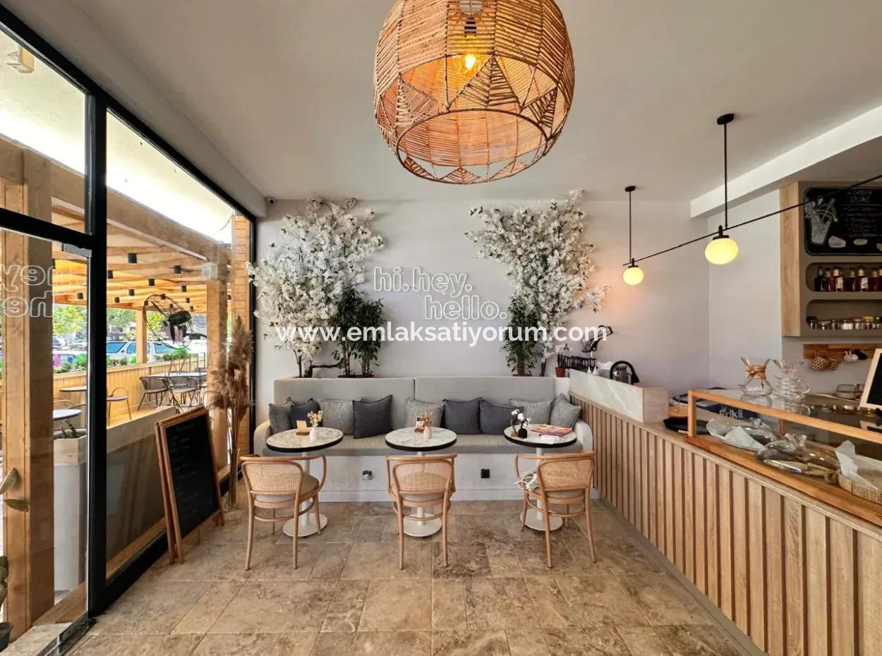 Luxury Cafe For Rent On The Busiest Street Of Ortaca.