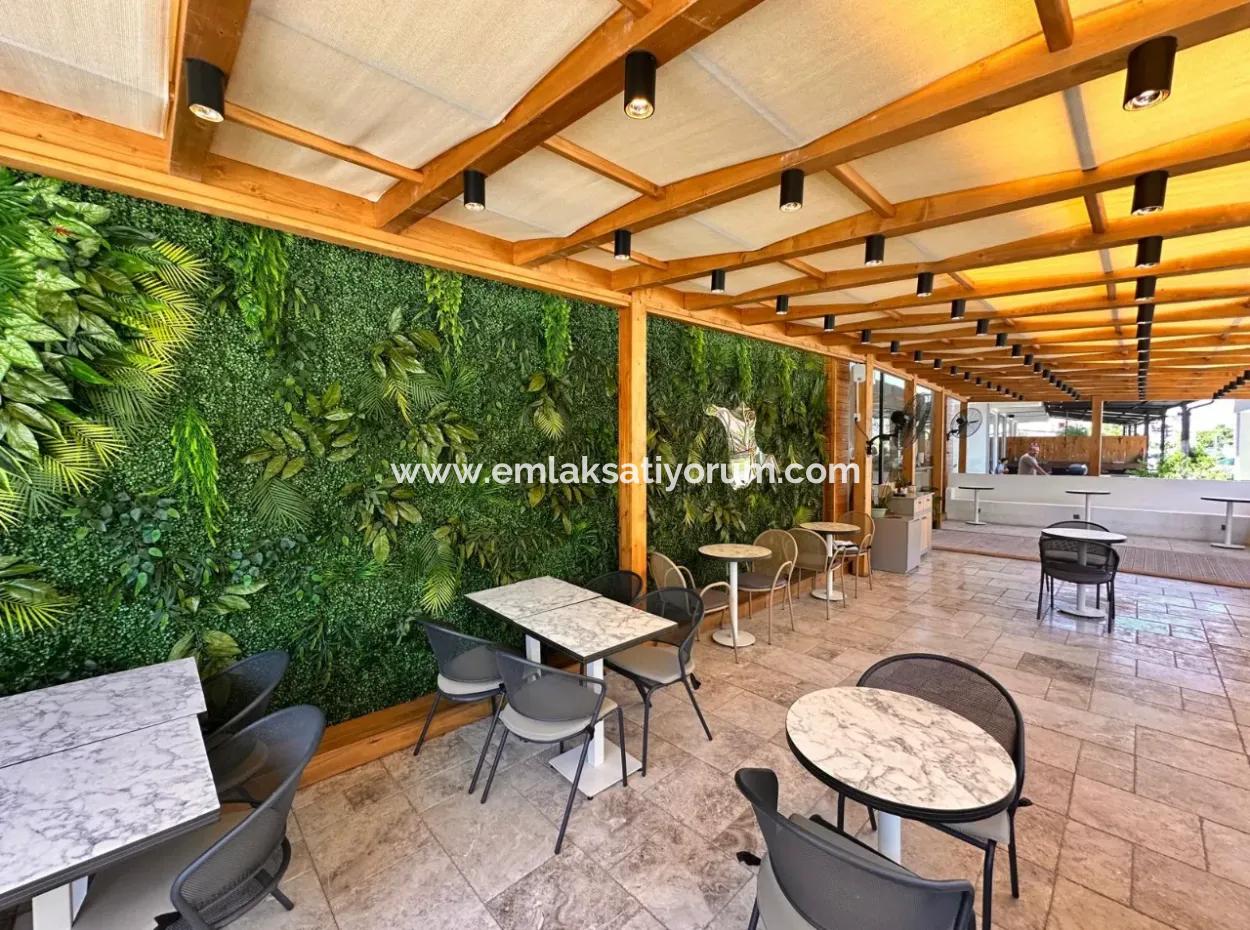 Luxury Cafe For Rent On The Busiest Street Of Ortaca.