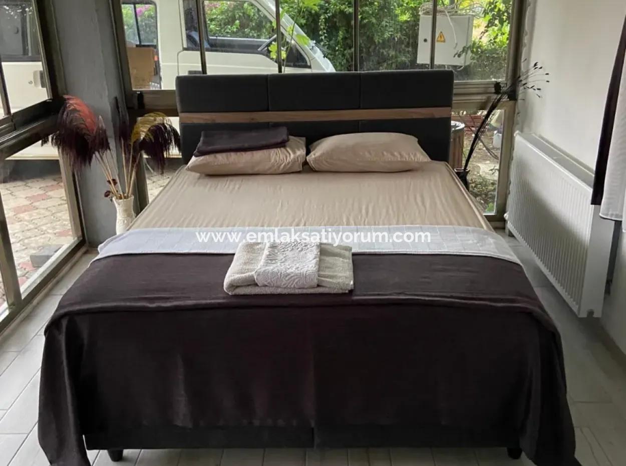 Ortaca Ekşiliyurt 2 1 Furnished Apartment For Rent On A Plot Of 700 M2 With Swimming Pool