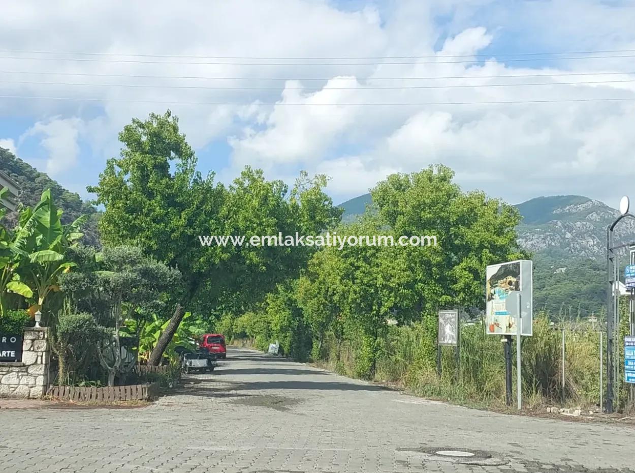 1000 M2 Commercial Zoned Lands On Dalyan Gülpınarda İşlek Street Will Be Given In The Form Of Build Operate Transfer