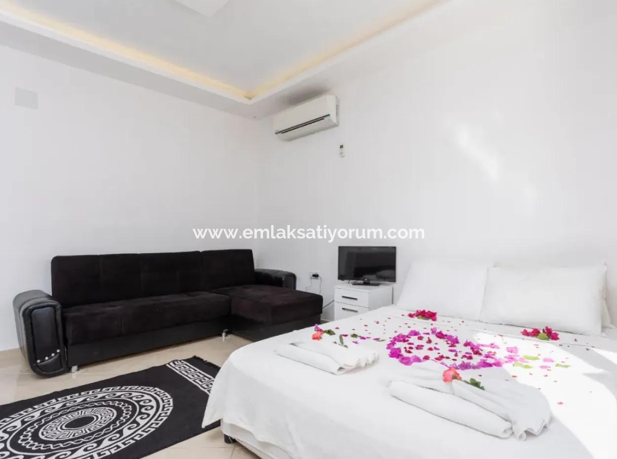 120 M2, 3 1 Furnished Villa With Swimming Pool In Muğla Dalyan 6 Months Rent