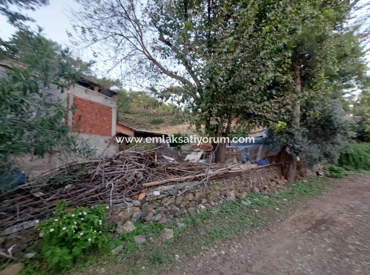 350 M2 Detached Tiny House Suitable Land For Sale In Ortaca Çaylı