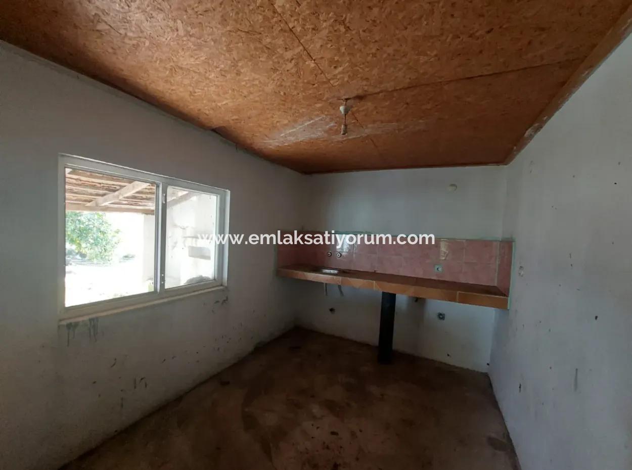 Muğla, Köyceğiz, Kavakarası 500 M2 Land 80 M2 2 1 Bargain Village House For Sale