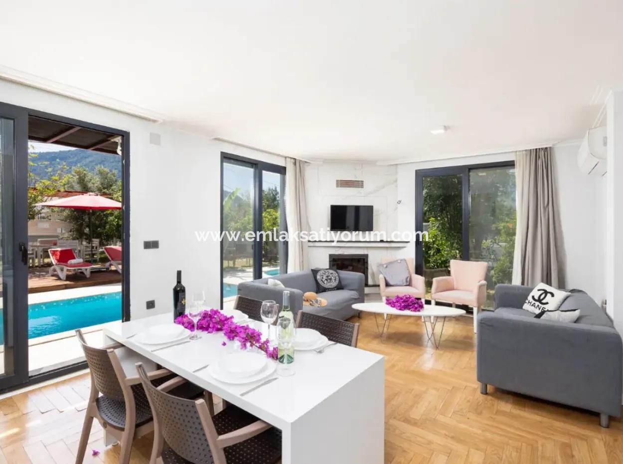 Furnished Luxury Villa With Swimming Pool In Dalyan For 6 Months Rent