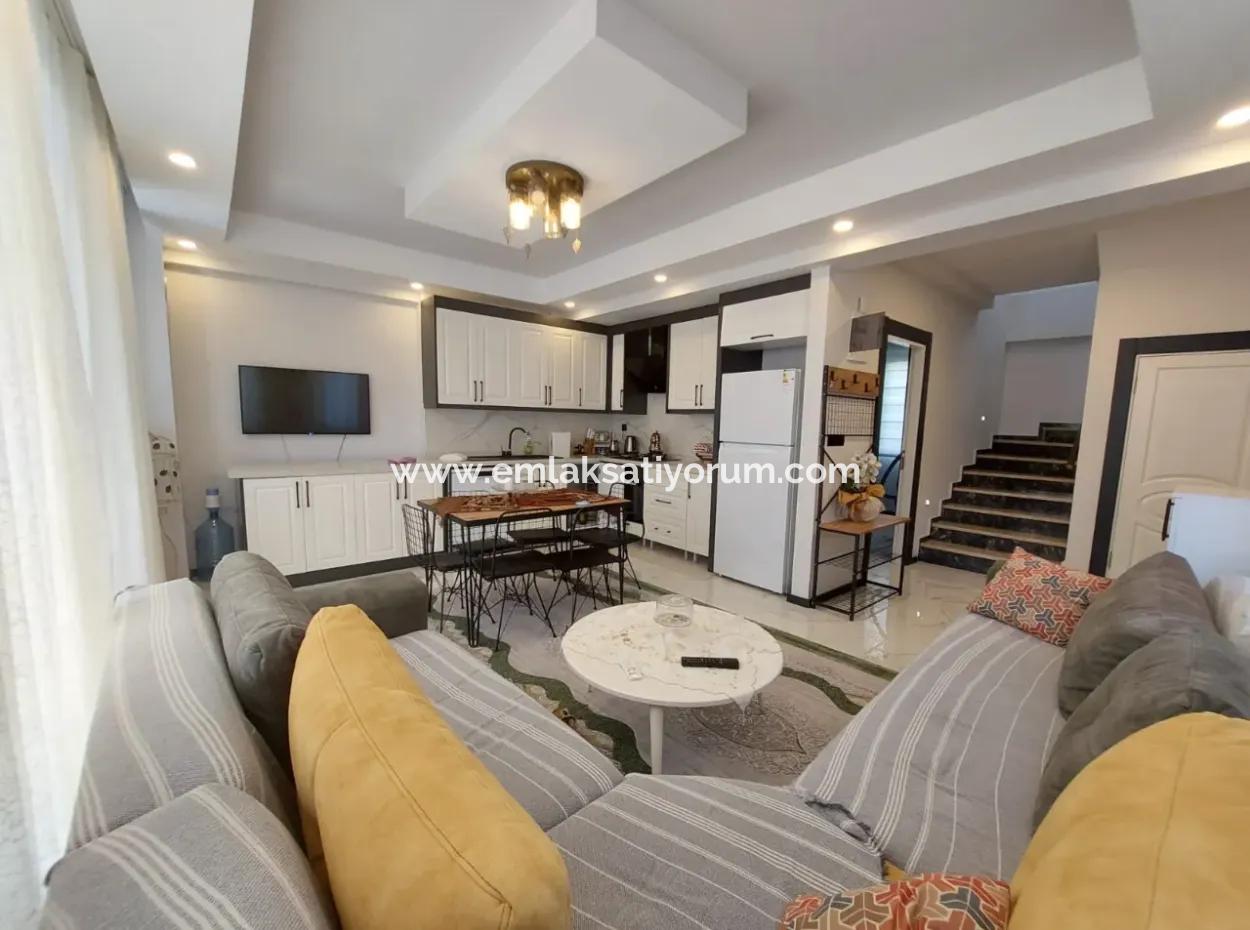Duplex With Detached Swimming Pool In Muğla Dalyan Complex For Sale