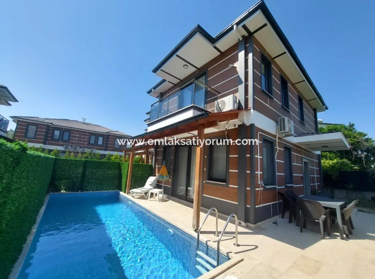 Duplex With Detached Swimming Pool In Muğla Dalyan Complex For Sale