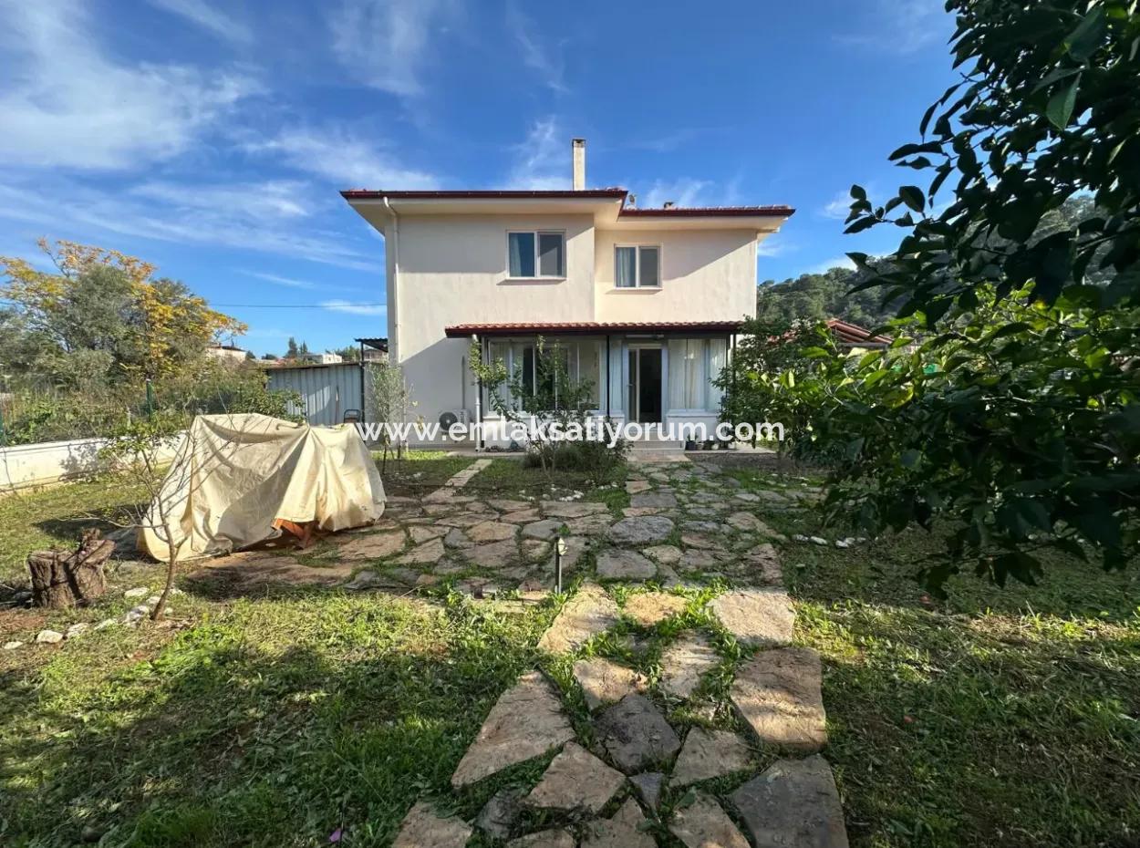 130 M2 Villa For Sale In 417 M2 Plot In Ortaca Mergenli