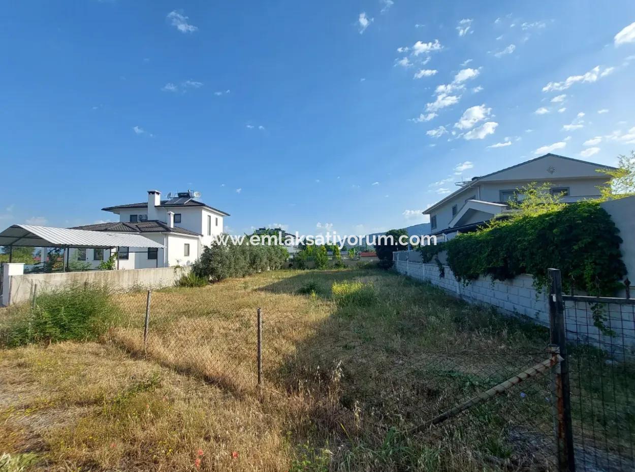 500 M2 Detached Land And 250 M2 Construction Rights Are For Sale In Muğla Ortaca Okçular