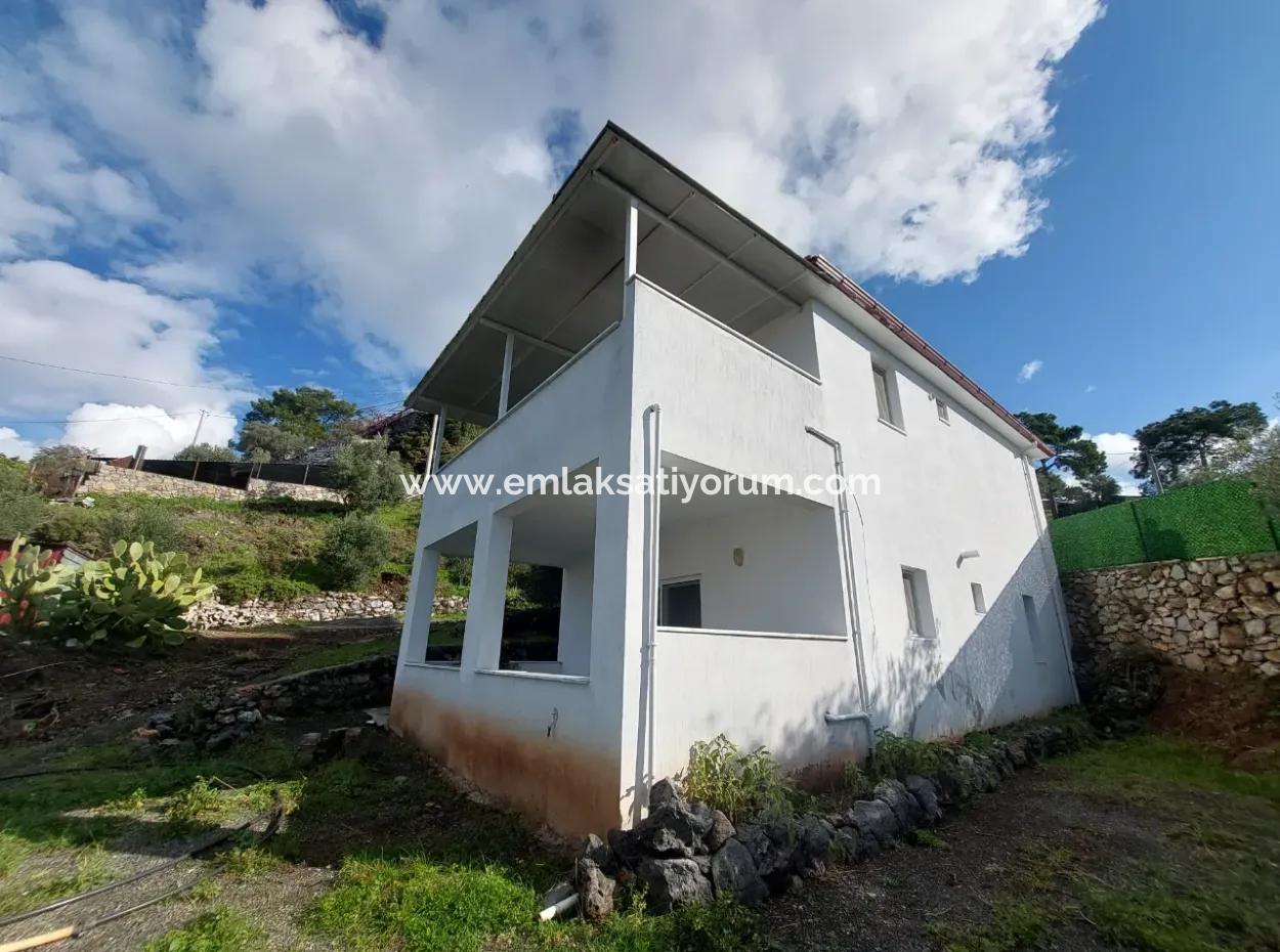 2 Detached Flats With Sea View In Gökbel, Muğla Dalyan For Rent