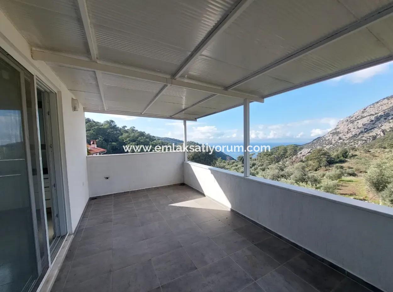 2 Detached Flats With Sea View In Gökbel, Muğla Dalyan For Rent