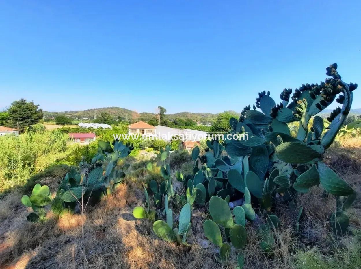 Plot Of Land With Sea Views For Sale In Fethiye Ciftlikkoy
