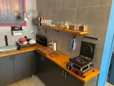 Workplace Cafe Close To The Lake In The Center Of Muğla Köyceğiz Is For Sale