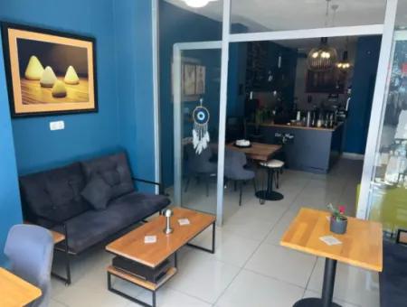 Workplace Cafe Close To The Lake In The Center Of Muğla Köyceğiz Is For Sale