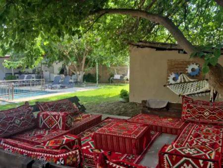Ortaca Ekşiliyurt 2 1 Furnished Apartment For Rent On A Plot Of 700 M2 With Swimming Pool