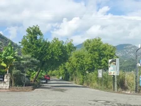 1000 M2 Commercial Zoned Lands On Dalyan Gülpınarda İşlek Street Will Be Given In The Form Of Build Operate Transfer