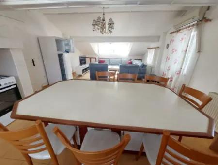 Furnished 2 1, 70M2, Penthouse Apartment For Rent In The Center Of Dalyan, Muğla