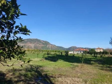 1000M2 Detached Land With 250 M2 Construction Right In Ortaca Okçular For Sale