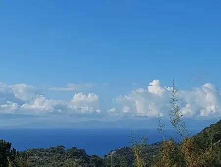 Ortaca Gökbel Detached 2 640 M2 Land With Sea View For Sale