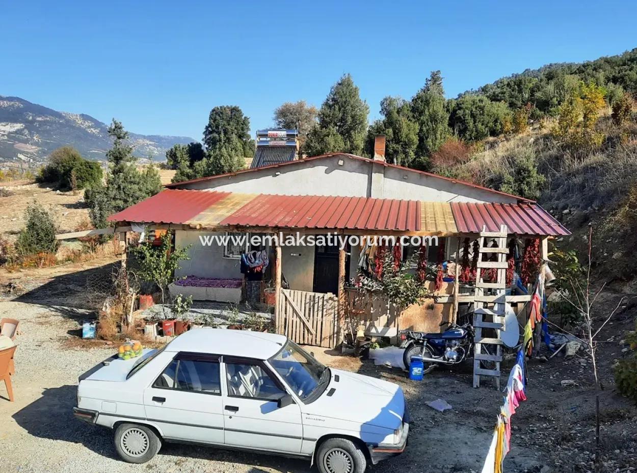 Denizli Çameli Kızılyakada Doğa Manzaralı Kelepir Arazi Ve Köy Evi Satılık