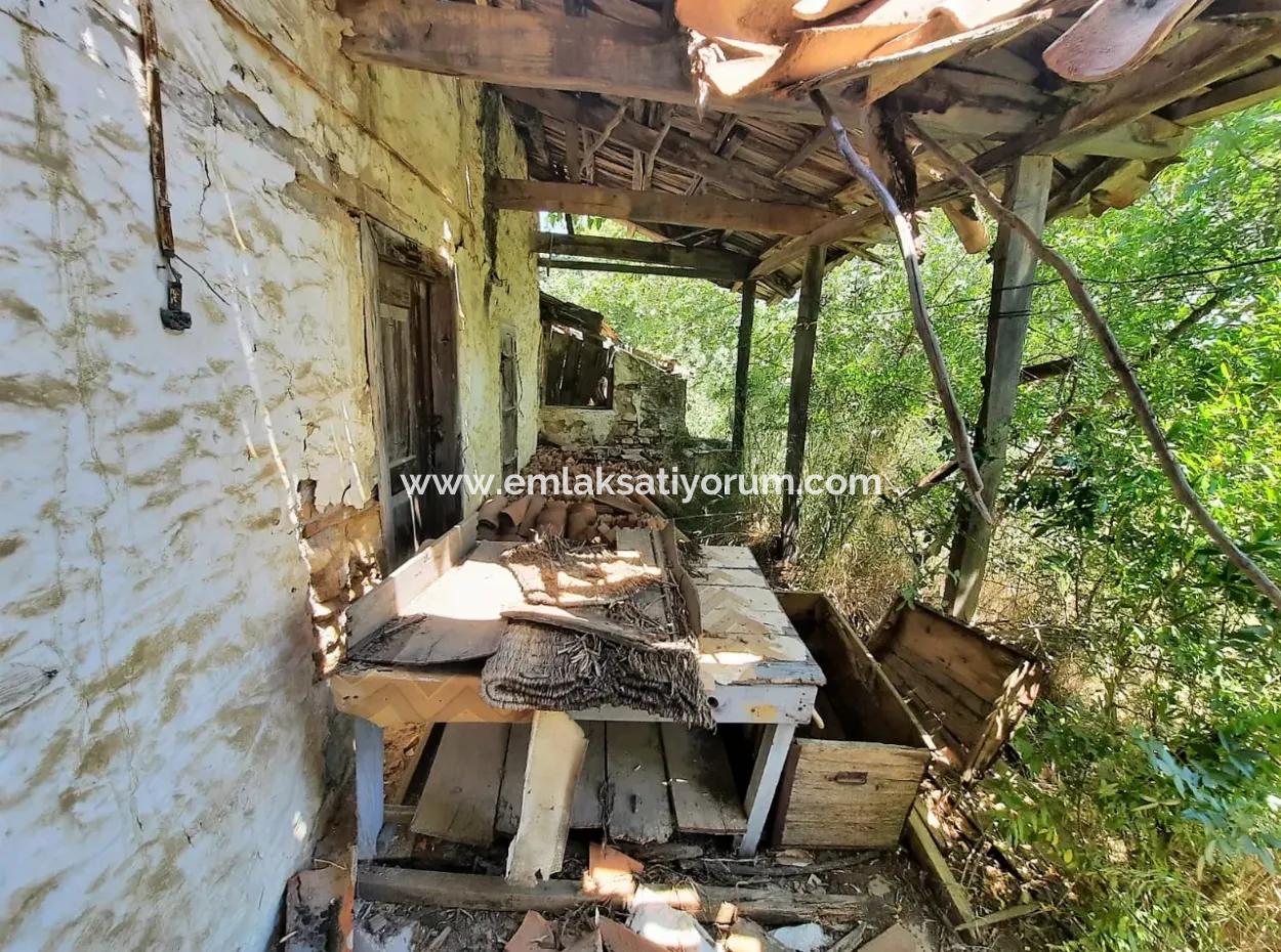 Muğla Ula Ataköyde Satılık Kelepir 725 M2 İmarlı Arsa Ve Köy Evi