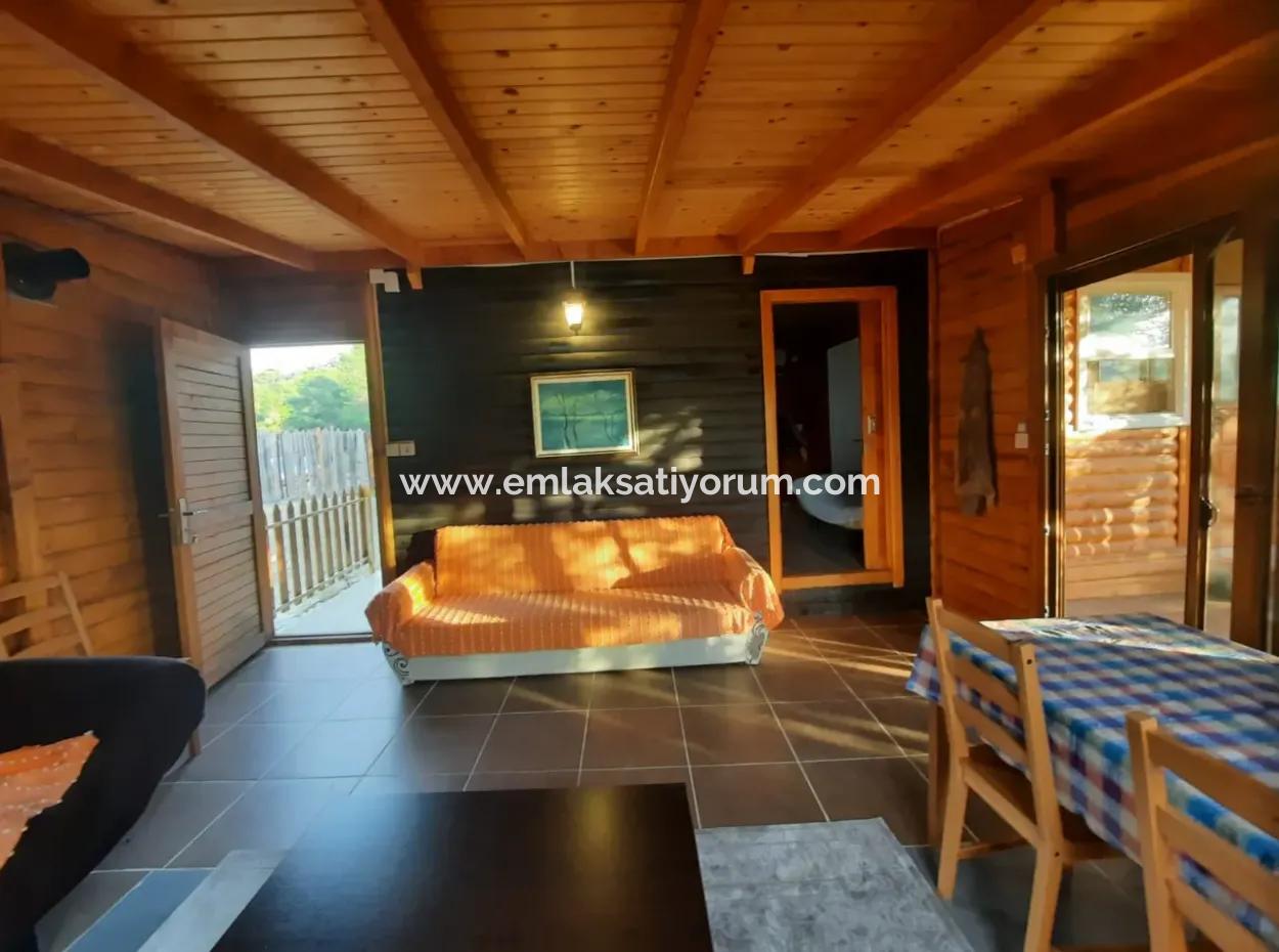 Muğla Ortaca Gökbelde Deniz Manzaralı 1+1 Eşyalı Müstakil Ev Yıllık Kiralık