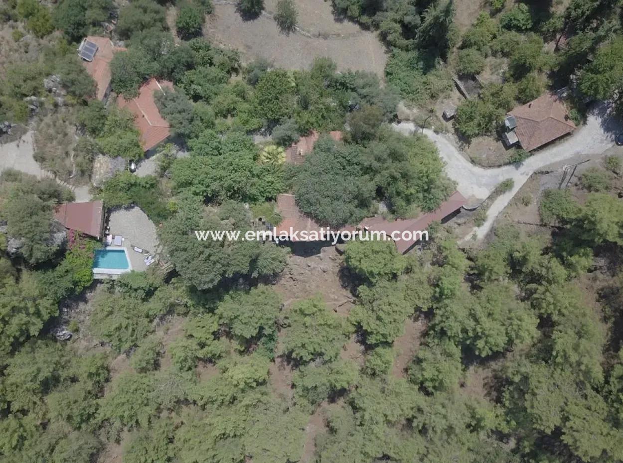 Muğla Ortaca Gökbelde Deniz Manzaralı 1+1 Eşyalı Müstakil Ev Yıllık Kiralık