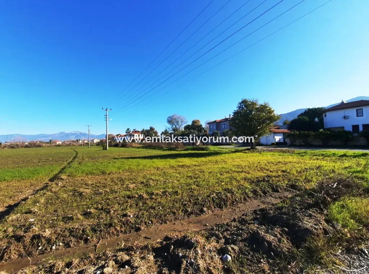 Muğla Dalyanda 537 M2 İmarlı Konut Arsası Satılık