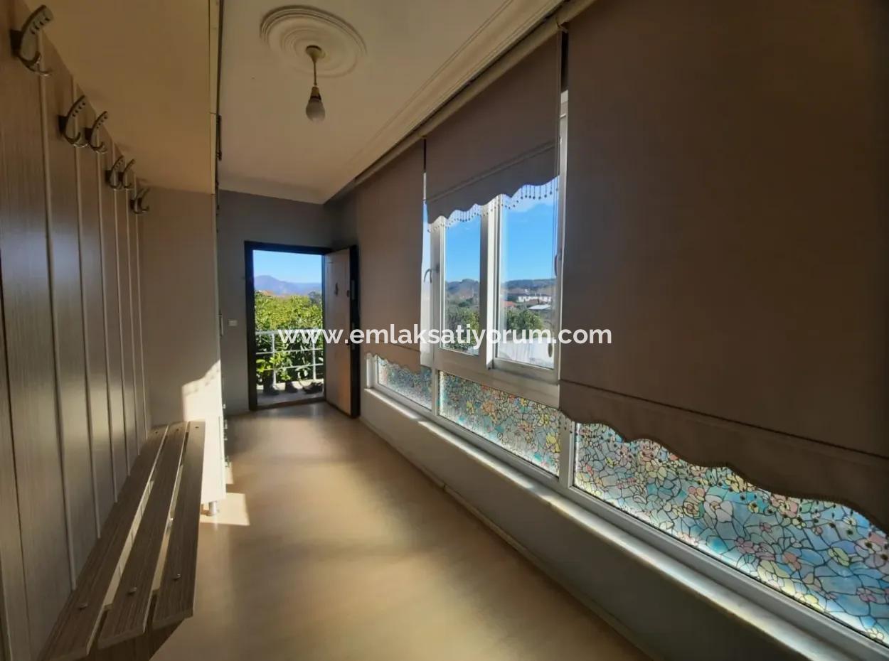 Muğla Ortaca Güzelyurtta Kiralık Eşyalı Bakımlı Ve Bahçeli 130 M2 2+1 Daire