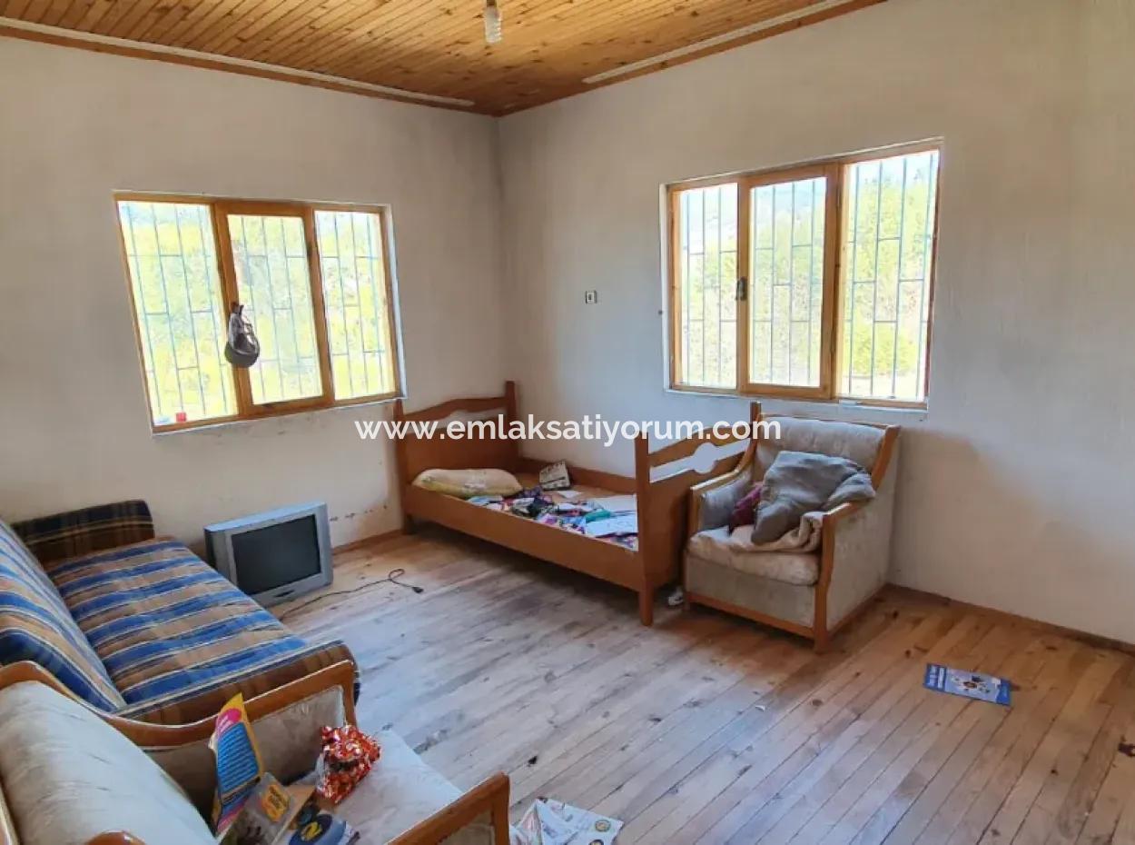 Denizli Çameli Ericekte İçinde 2 Adet Ev Bulunan Arazi Satılık