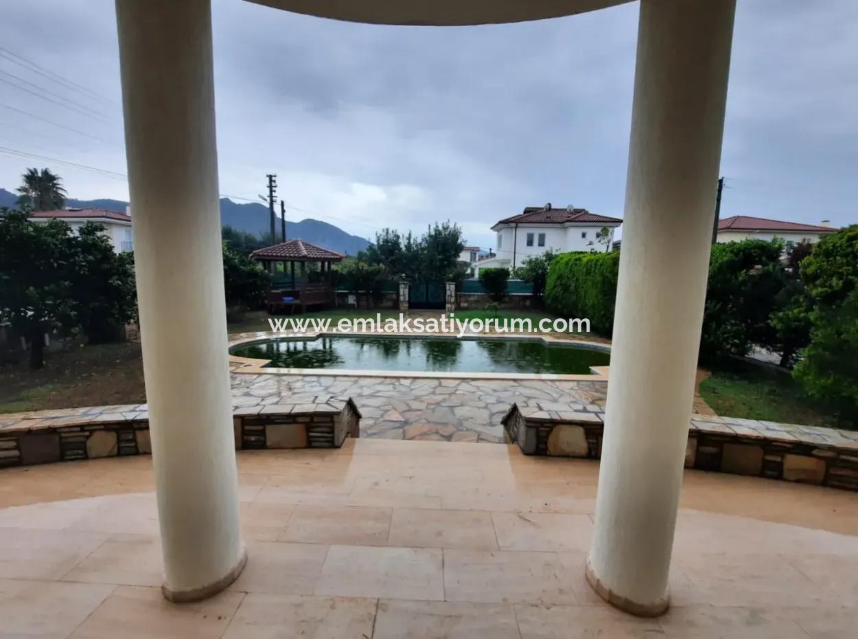 Dalyanda Müstakil 500 M2 Arsada 150 M2 4+1 Eşyalı Dubleks Yıllık Kiralık