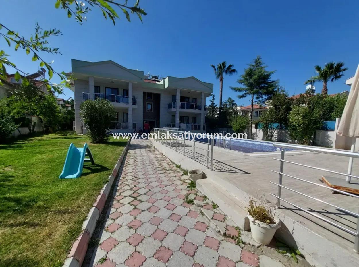 Ortaca Dalyanda Yüzme Havuzlu 80 M2, 2+1 Eşyalı Daire Kiralık