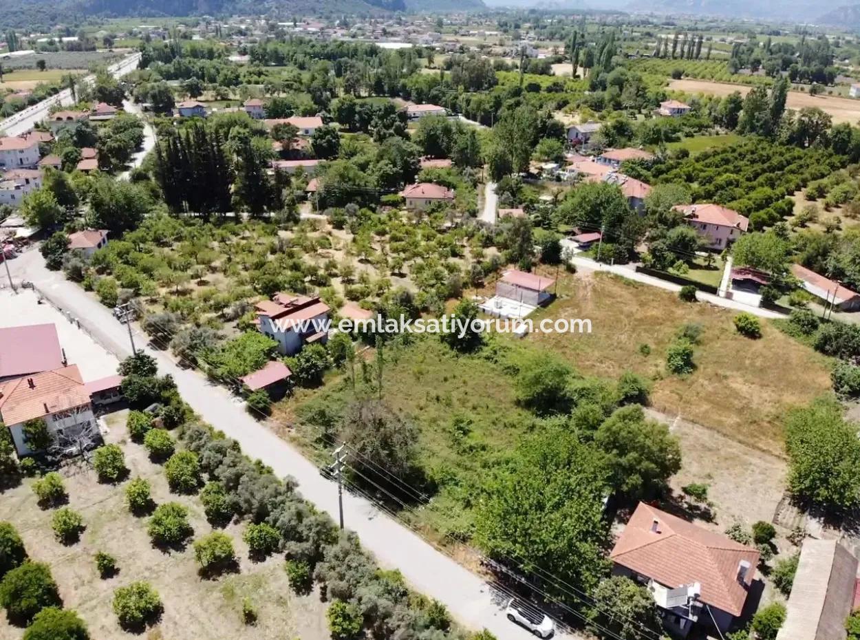 Dalyan Okçularda 734 M2 2 Parsel Arsa Satılık