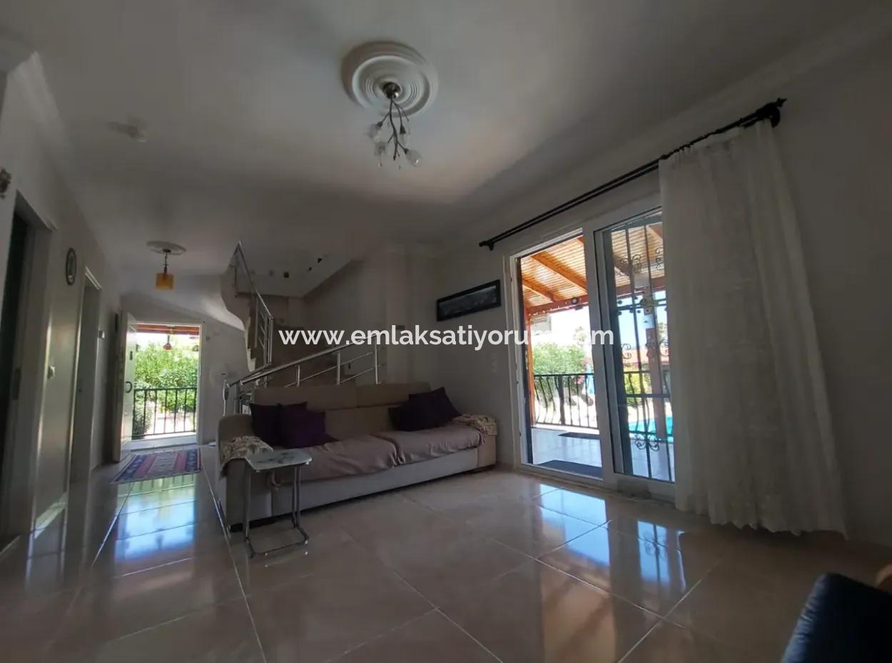 Muğla Dalyanda 580 M2 Müstakil Arsada, Yüzme Havuzlu 3+1 Villa Satılık