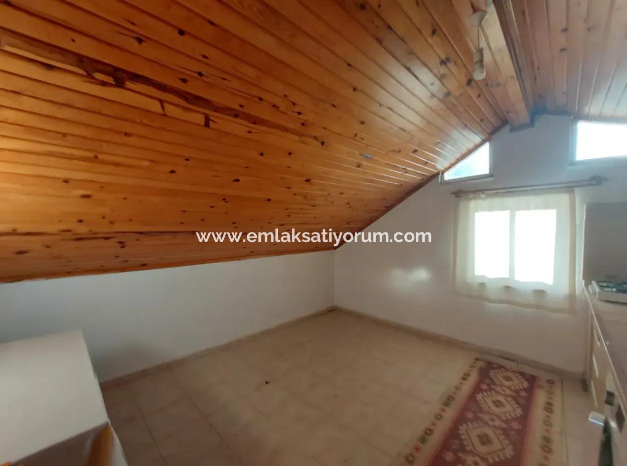 Ortaca Okçular Marmarlıda  1+1 Eşyalı Çatı Katı Daire Kiralık