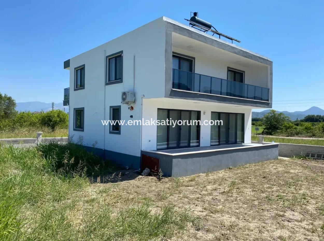 Ortaca Okçularda 500 M2 Müstakil Arsada 4+1 Sıfır Eşyalı Ev Kiralık