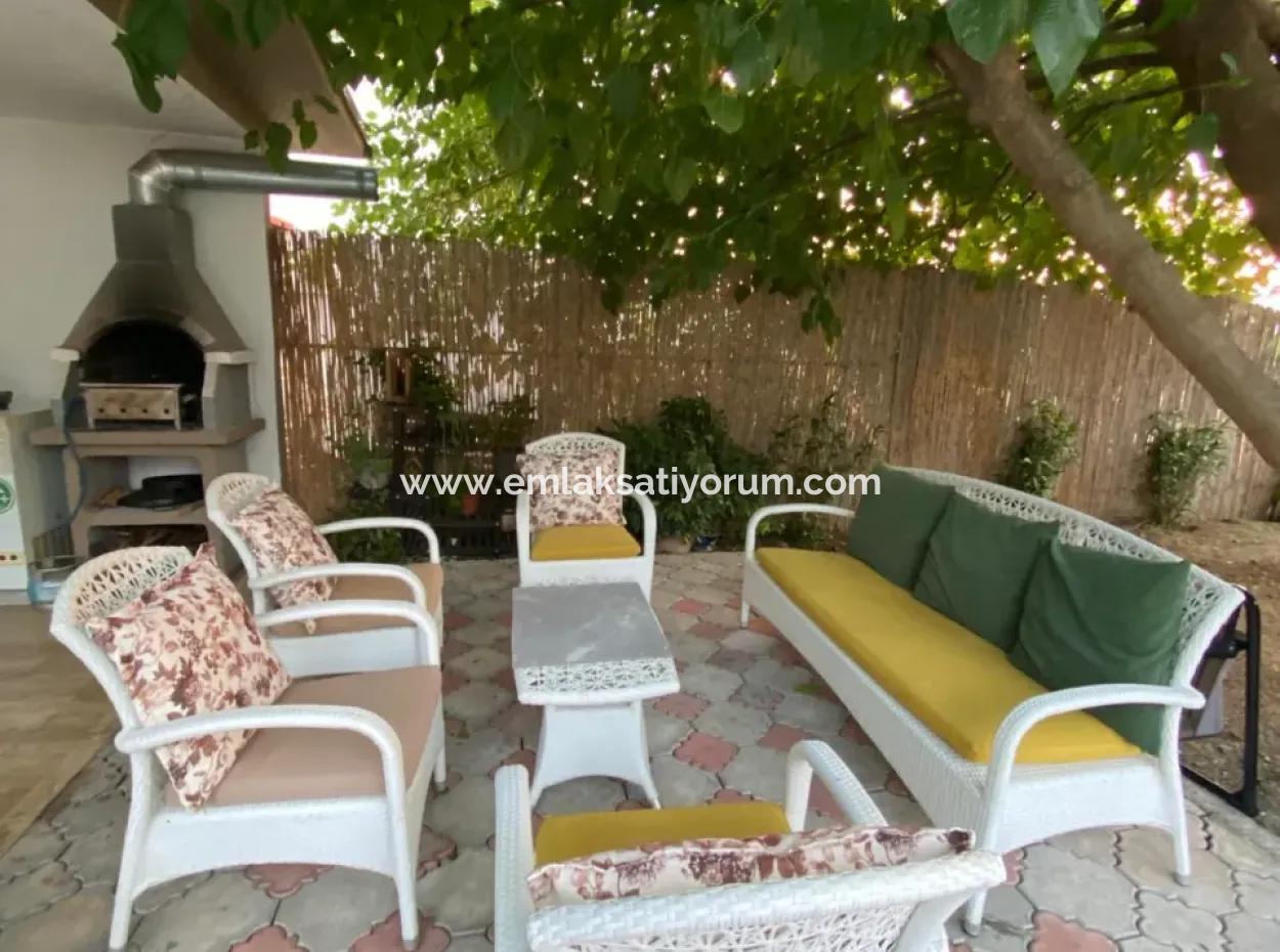 Ortaca Ekşiliyurt Yüzme Havuzlu 700 M2 Arsada 2+1 Eşyalı Daire Kiralık