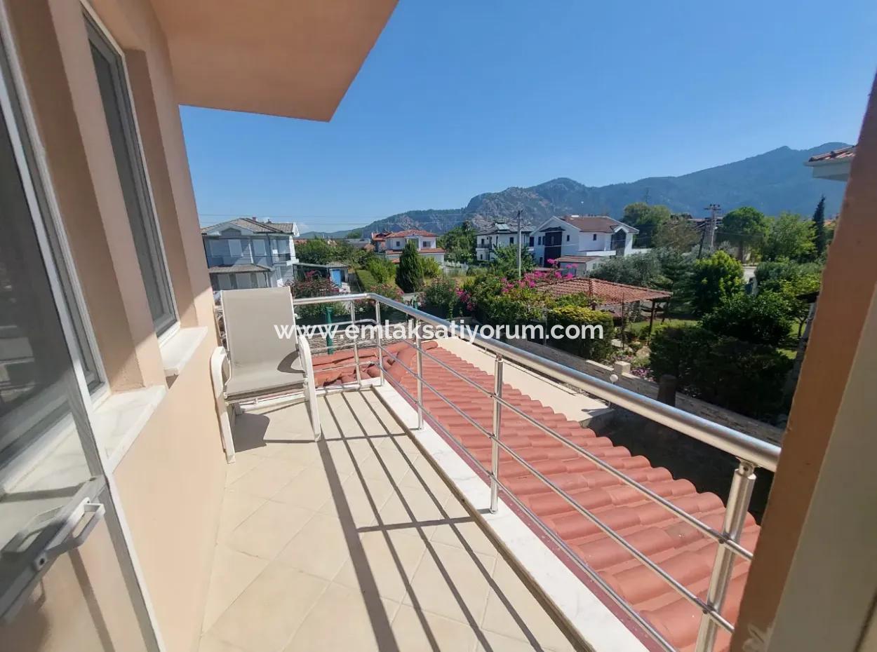 Dalyan’da  Müstakil Yüzme Havuzlu Eşyalı 3+1 Kış Balkonu Villa Kiralık