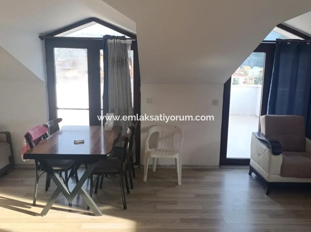 Ortaca Dalyanda Yüzme Havuzlu 80 M2, 2+1 Eşyalı Daire Kiralık