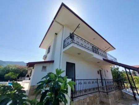 Dalyan’da Satılık Müstakil Havuzlu Villa – Isı Pompalı, 3+1 Dubleks