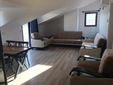 Ortaca Dalyanda Yüzme Havuzlu 80 M2, 2+1 Eşyalı Daire Kiralık